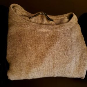 J Crew cotton with cashmere crewneck mens sweater